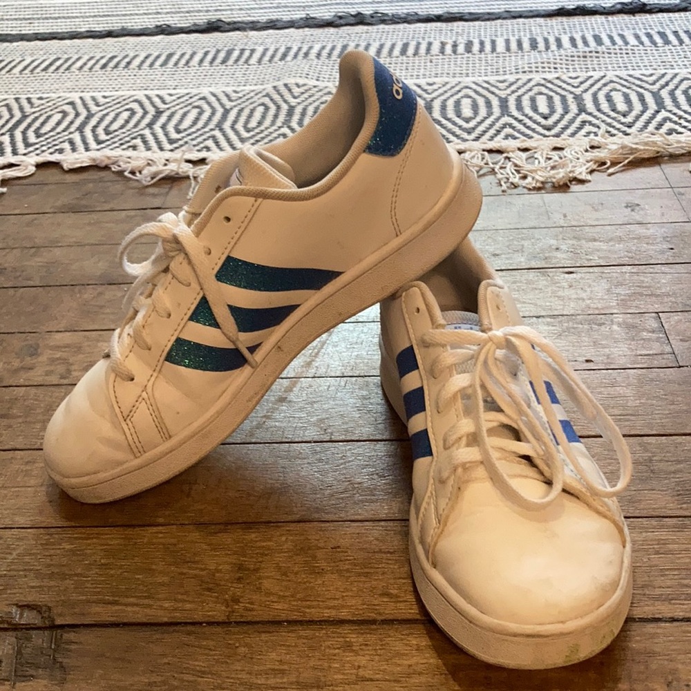 Blue adidas